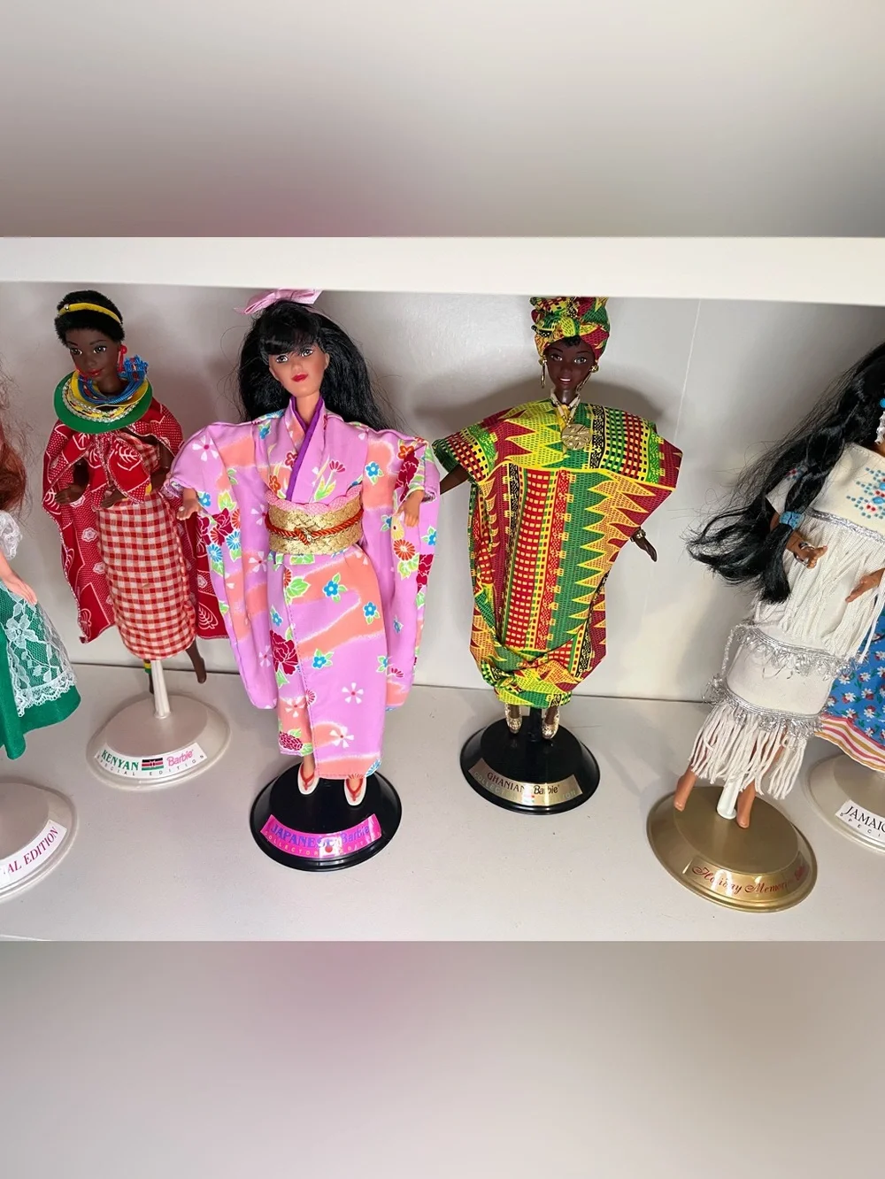 6 Around the World Barbie Dolls